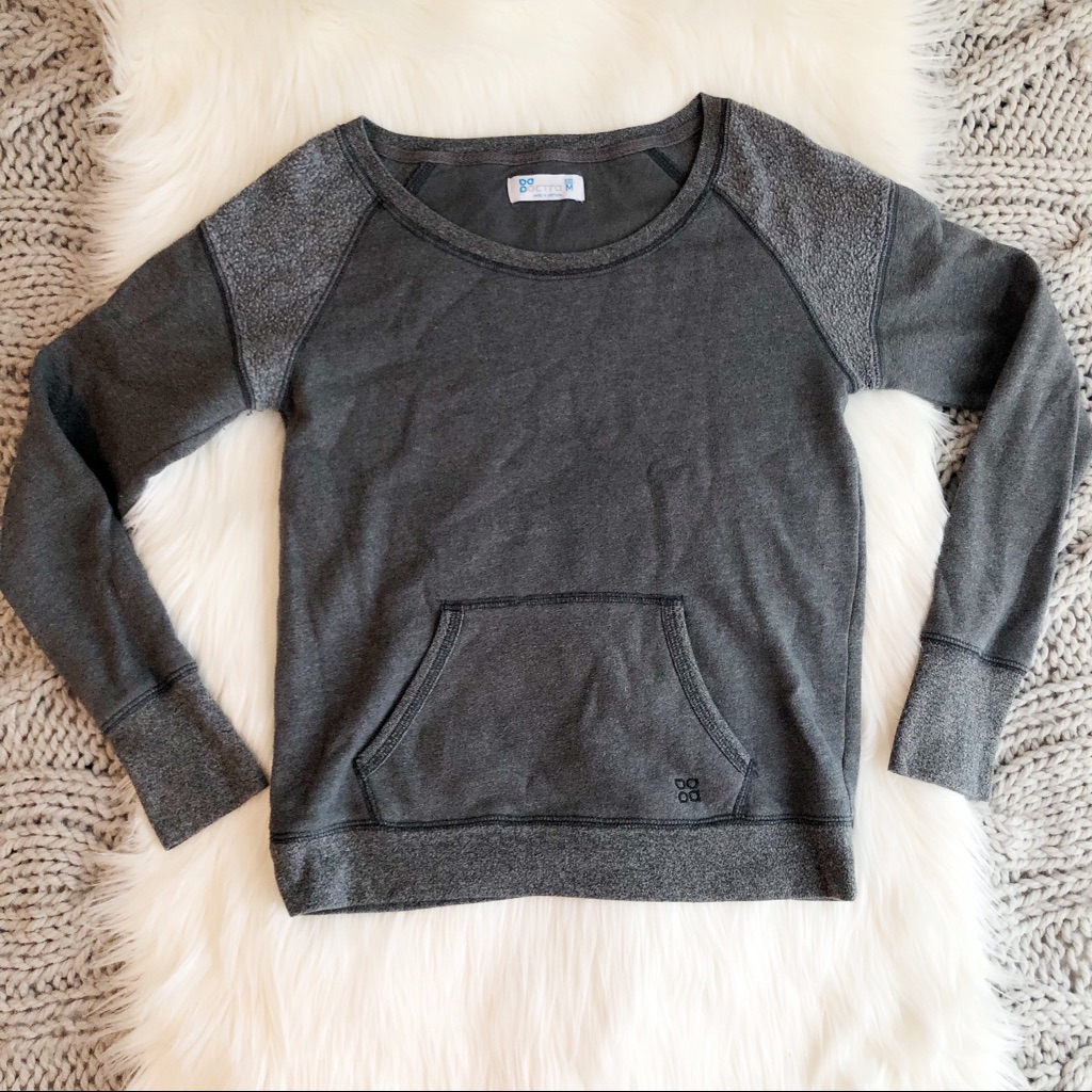 Gray Pullover Sweatshirt